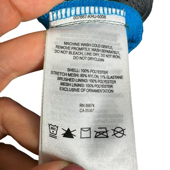 MOUNTAIN HARDWEAR Men's Teal Green Full Zip Hooded Airshield Jacket Size Small - Picture 5 of 10